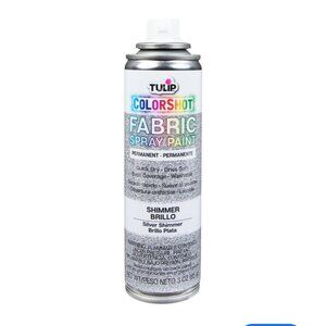Tulip Color Shot Fabric Spray Paint Permanent Shimmer Brillo Set of 3